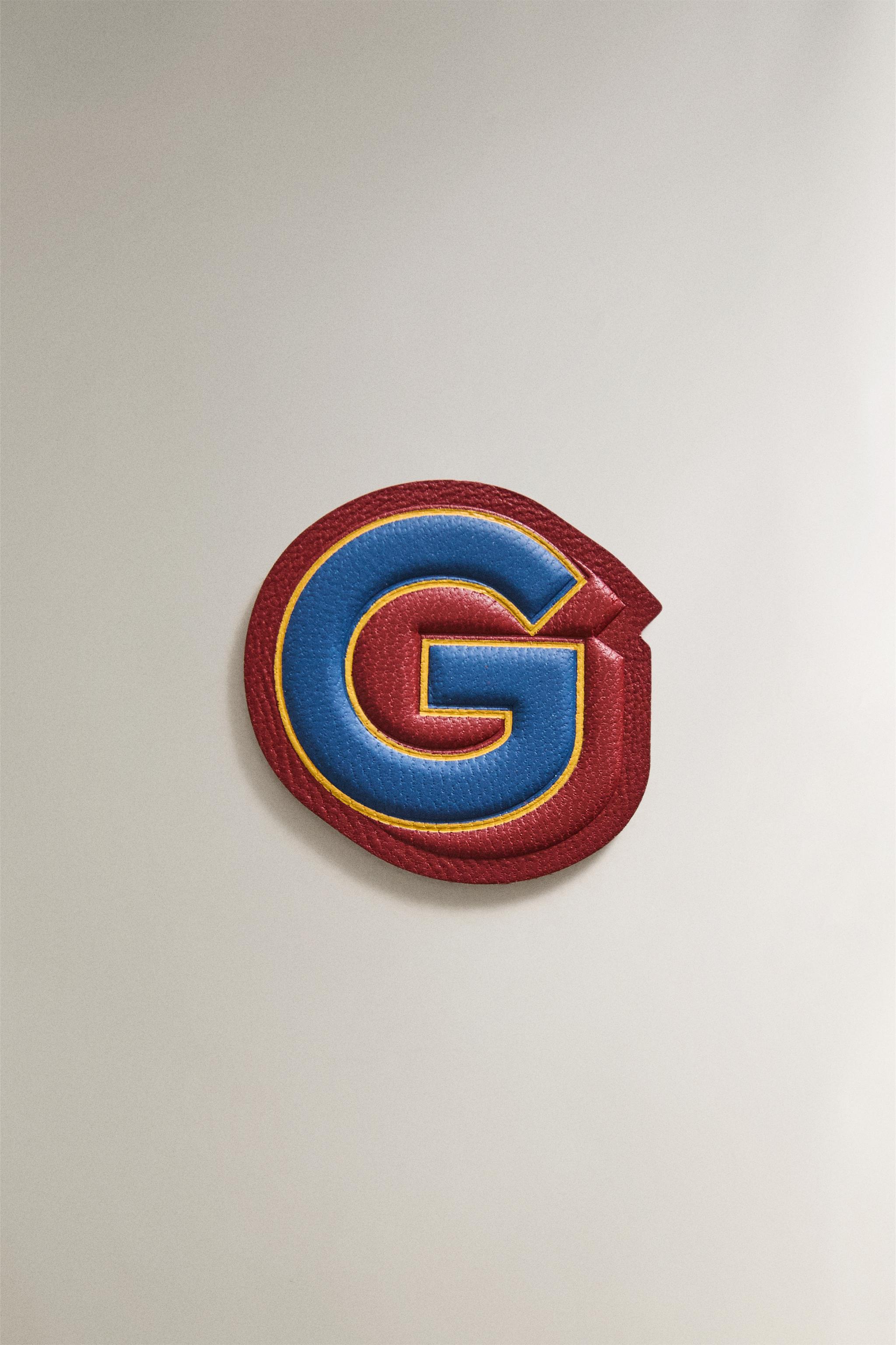 LEATHER LETTER G PATCH